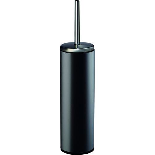 Porte-balayette En Inox Mural Ou À Poser Tulia - Gris