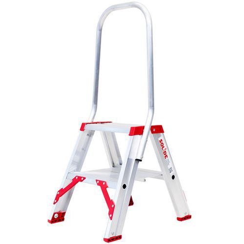 Escabeau Double / 2 X 2 Marches Garde-corps Fixe