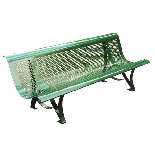 Banc Métal Metro 200 Cm Vert 6005