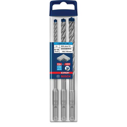 Bosch Professional Expert mèche à béton SDS-plus 7X 8x165 mm 10 pièces
