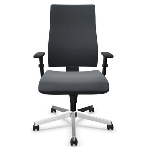 Nowy Styl - Chaise de bureau Intrata II - Anthracite Gris - Ergonomique Synchrone - 110 kg Max