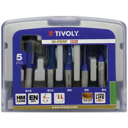 Coffret Fraises à Rainer Carbure - Tivoly