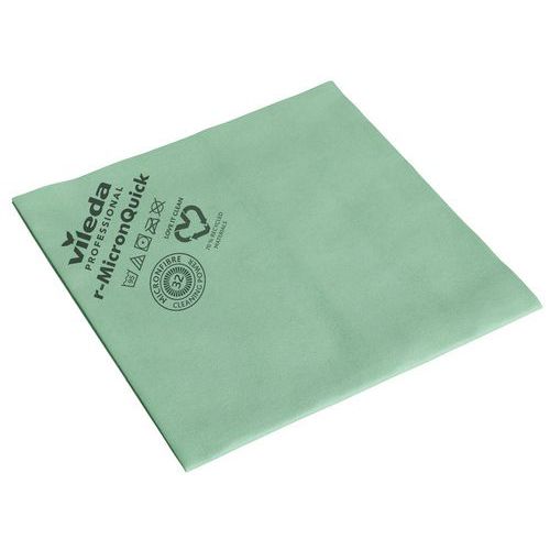 Lavette Microfibre Micronquick Vert - 70% Recyclé