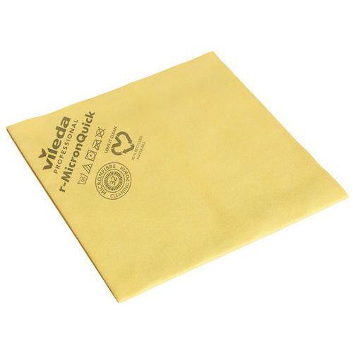 Lavette Microfibre Micronquick Jaune - 70% Recyclé