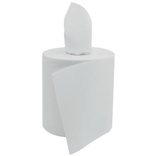 Essuie-tout Bobine Blanche Pure Ouate - 6 Rouleaux X 450 Feuilles = 2700 Feuilles - Neuf