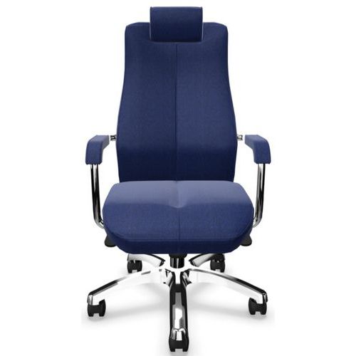 Nowy Styl - Chaise de bureau 24/7 Sonata Bleu - Ergonomique 160kg - Confort 24h