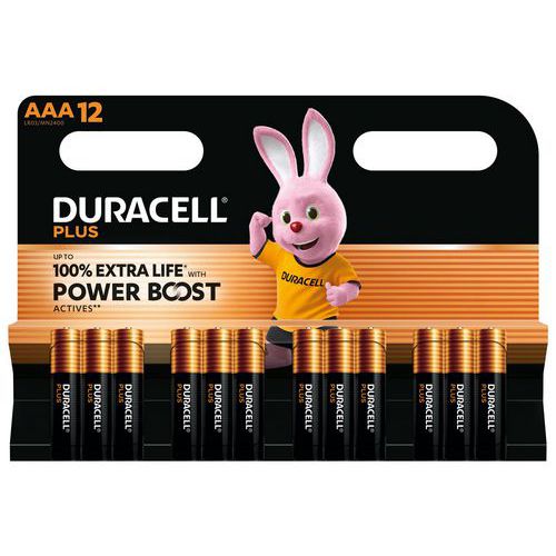 Lot de 12 - Duracell 12 Pile Alcaline Aaa Plus Powerboost - 12 Unités - Duracell