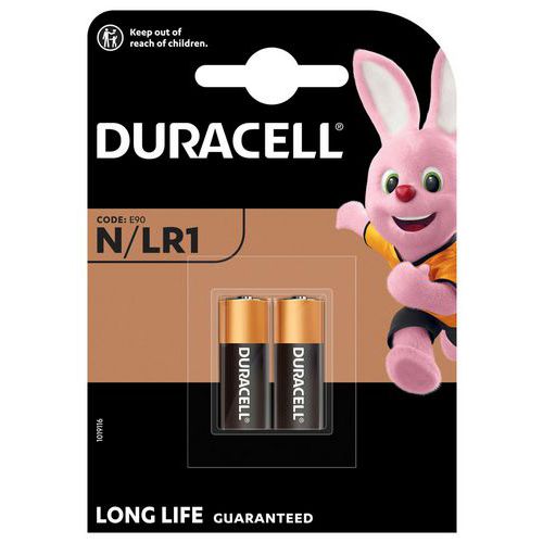 Duracell - 2 Pile alcaline N LR1 - Pack de 2 - Duracell