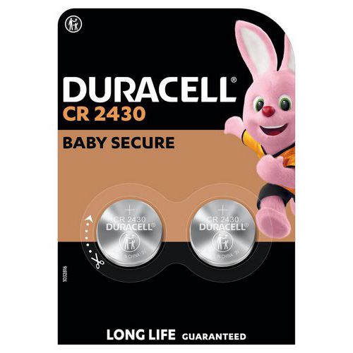 Duracell 1 Pile Bouton Lithium 2430 - Pack De 2 - Duracell