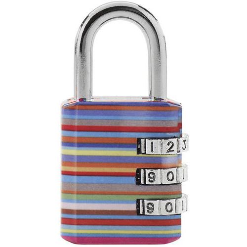 Lot de 4 - Cadenas À Combinaison Programmable À Motif 1509eur