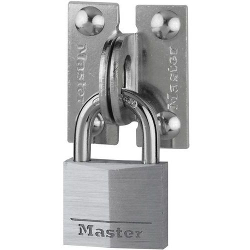 Master Lock - Cadenas à clé en aluminium 914060REURD - Serrure pour vestiaire - Acier - Garantie à vie