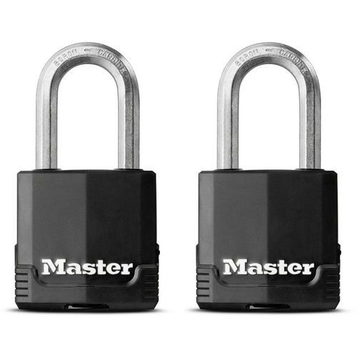 Lot de 8 - Cadenas À Clé En Acier Laminé Excell M115eurtlf