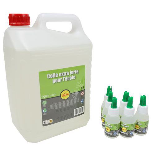 Pichon - Lot de 25 flacons de colle cré-action 6.2L - Transparente, permanente, sans COV, recyclable