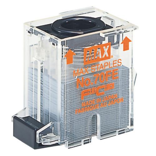 Max - Cartouche 5000 agrafes plates pour agrafeuse MAX EH70F2