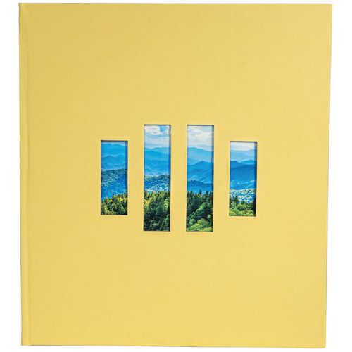 Album Photo Livre De 60 Pages Noires Milano Jaune