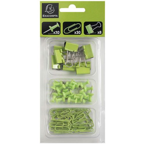 Lot De 58 Attaches Iderama Vert Anis