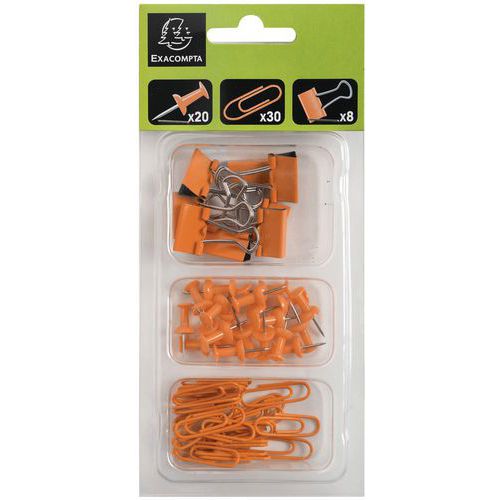Lot De 58 Attaches Iderama Orange