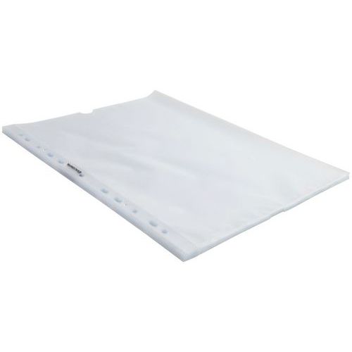 Bloc De 50 Pochettes Perforées A4 Cristal