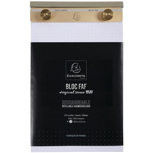 Bloc-notes Faf Complet 185/115 N°3