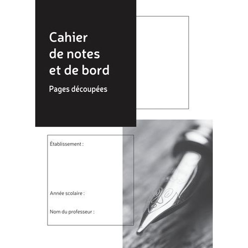 Cahier De Notes Et De Bord Du Professeur De 48 Pages