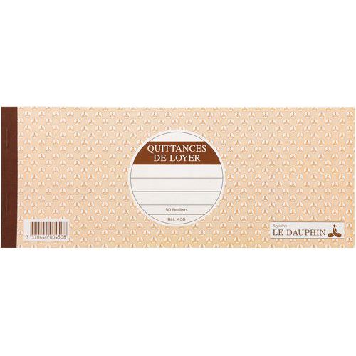 Carnet à Souche Loyers 50 Feuillets