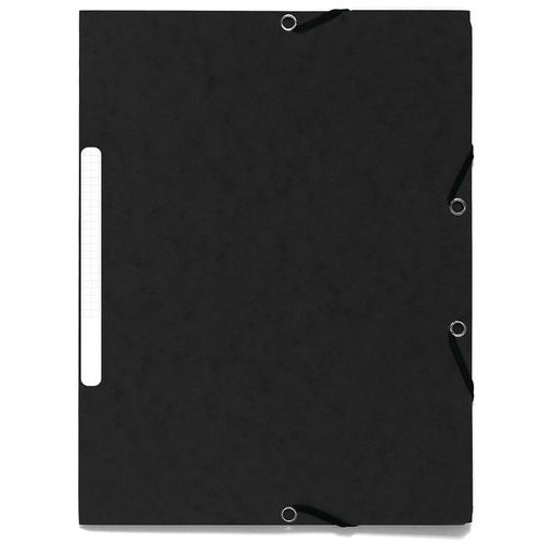 Chemise Ã‰lastique Recyclé Sans Rabat Noir