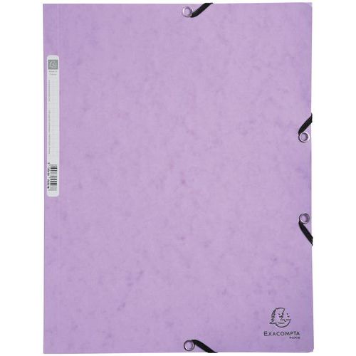 Lot De 3 Chemises à lastiques 3 Rabats A4 Candy