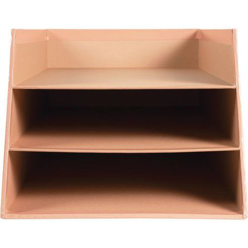 Corbeille à Courrier Aquarel Corail