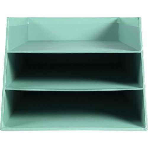 Corbeille à Courrier Aquarel Vert Pastel