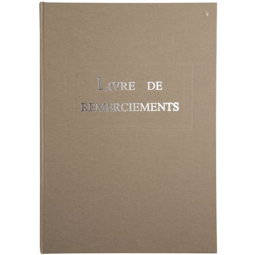 Livre De Remerciement De 96 Pages En Kraft