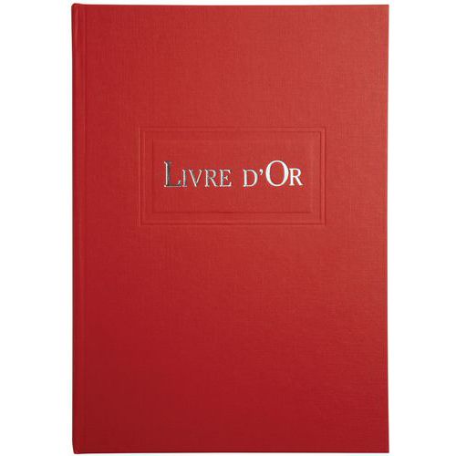 Livre D'or Classique En Rouge