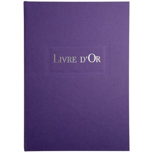 Livre D'or Classique En Violet
