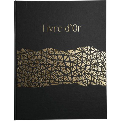 Livre D'or De 100 Pages Or 27x22cm Aramy
