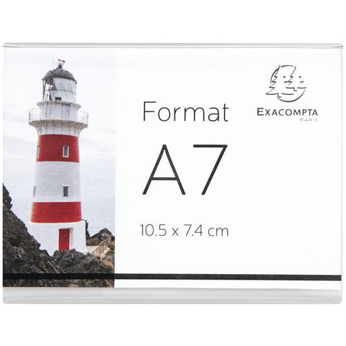 Lot De 10 Porte-étiquettes Horizontales 105x74mm (a7)