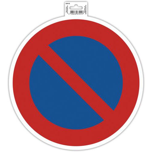 Panneau adhésif interdiction de stationner - Exacompta Panneau adhésif interdiction de stationner - Exacompta