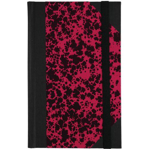 Carnet Marbre 170x110 Ligné Rouge