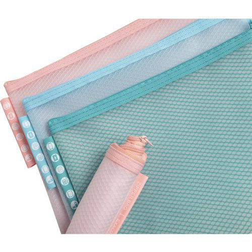 Pochette à Fermeture Éclair Chromaline Pastel A5