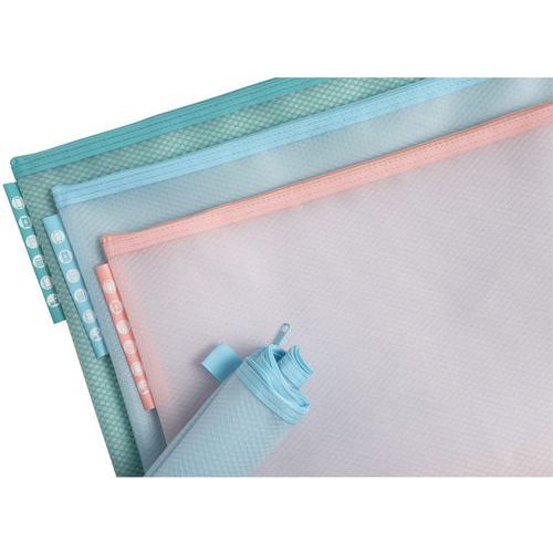 Pochette à Fermeture Éclair Chromaline Pastel A4