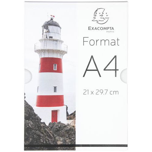 Pochette Murale Vissable Et Collable A4 Verticale