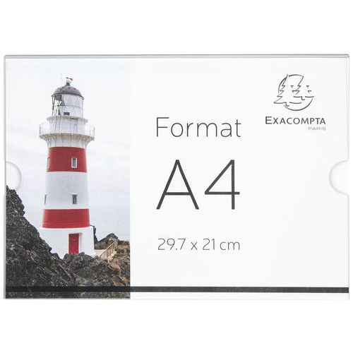 Pochette Murale Vissable Et Collable A4 Horizontale