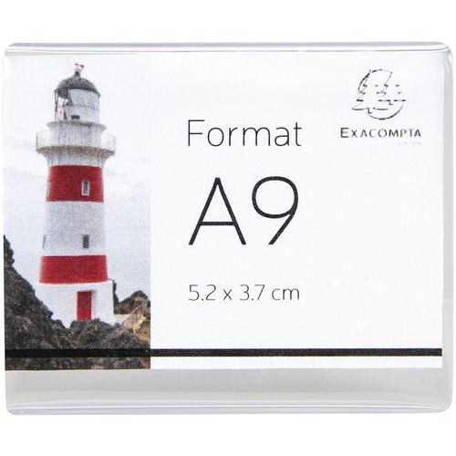 Lot De 10 Porte-étiquettes Horizontales 52x37mm (a9)