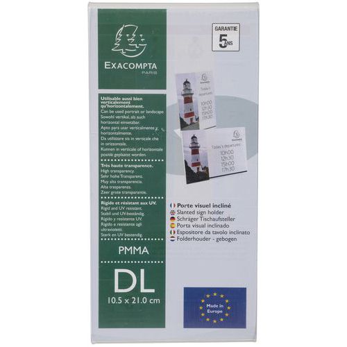 Porte-visuel Incliné Dl