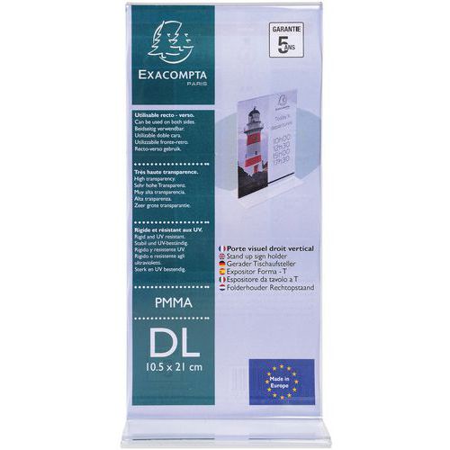 Porte-visuel Droit Vertical Dl