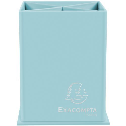 Pot à Crayons Carré à 4 Compartiments Aquarel