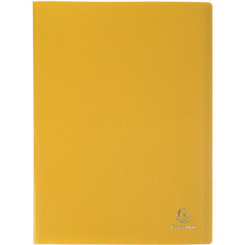 Protège-document Souple Opaque A4 Jaune à 120 Vues