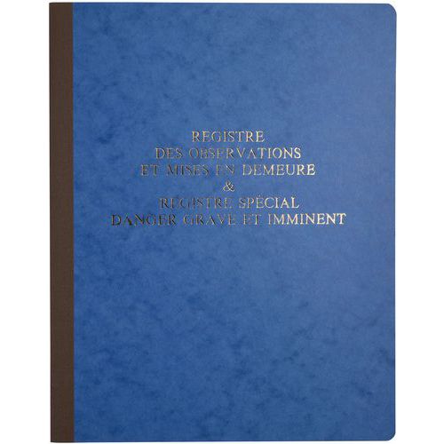 Registre De Contrôle De 40 Pages
