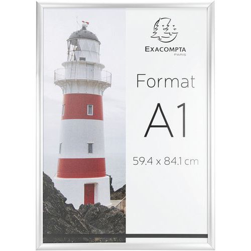 Cadre Mural En Aluminium A1 Alu/cristal
