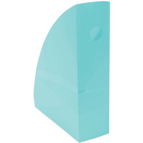 EXACOMPTA Portariviste Mag-Cube 182014D, in resistente PS, dimensioni (PxlxAlt) 26,6x8,2x30,5 cm