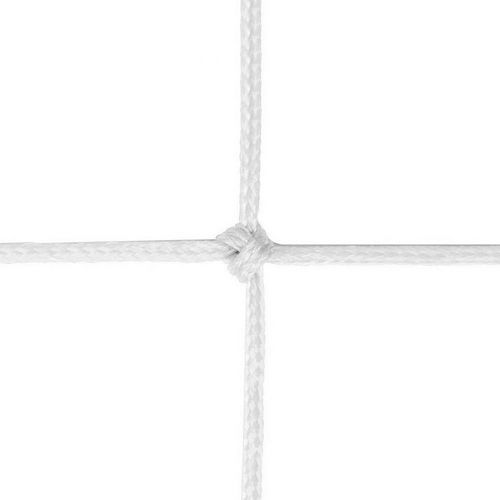 GES - Filets de Football pour Buts Seniors Européens Compétition - Blanc 3mm - Norme EN 748 - Paire