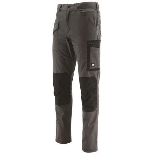 Caterpillar - Pantalon de travail Cargo 1810083 Gris Polyester 245 g/m² Taille 34 Homme Durable et Confortable